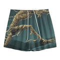 Running Mummy Print Mesh Shorts