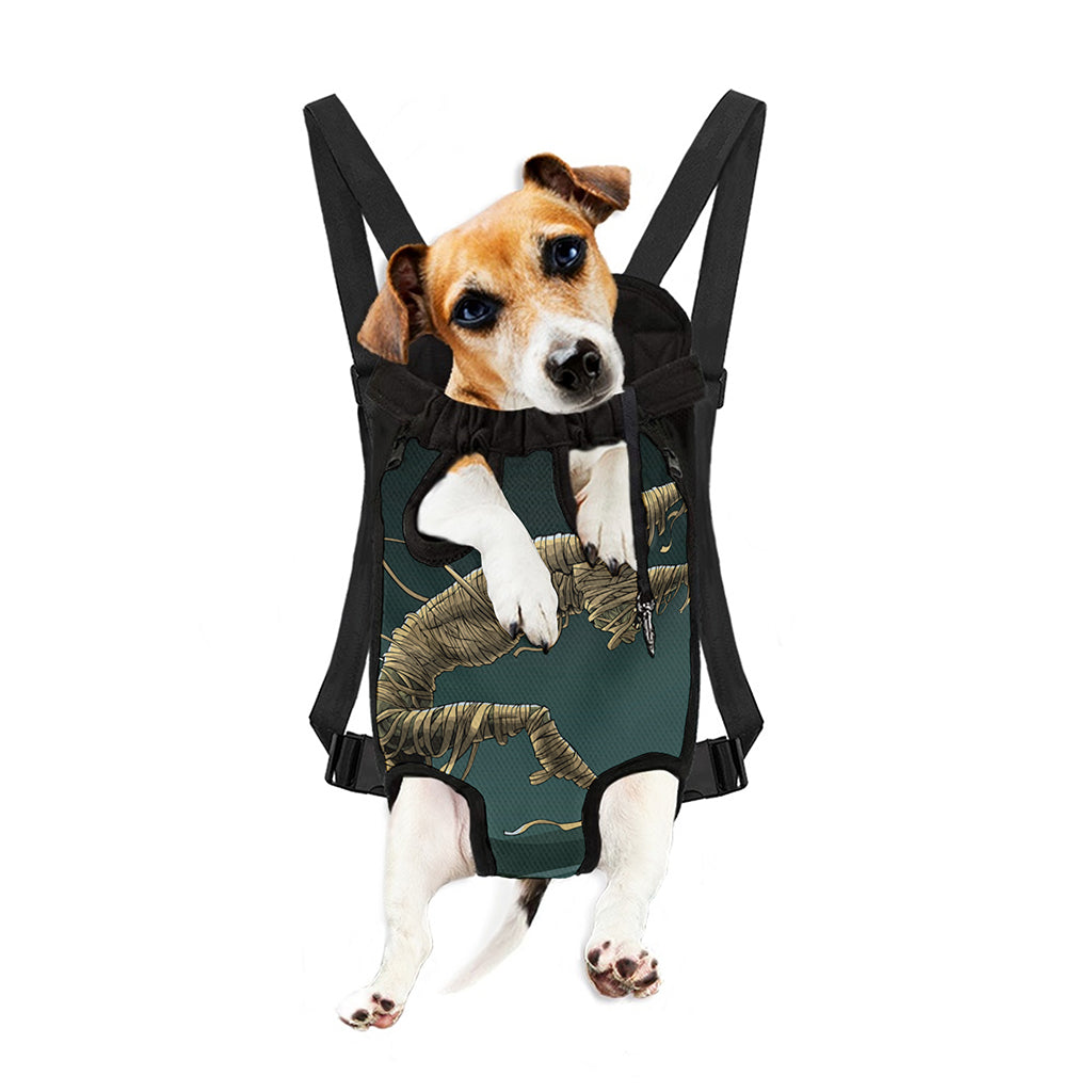 Running Mummy Print Pet Carrier Backpack