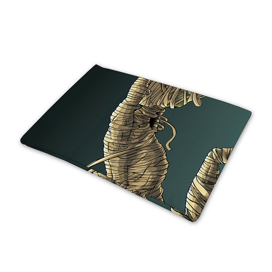 Running Mummy Print Pet Cooling Mat Cover