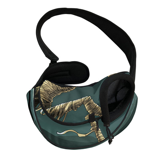 Running Mummy Print Pet Sling Carrier