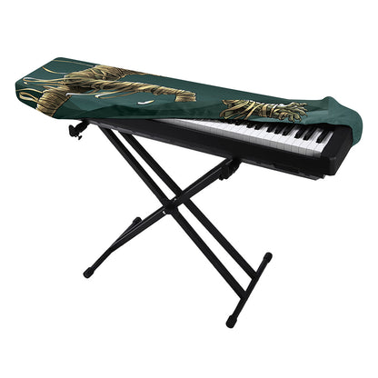 Running Mummy Print Piano Keyboard Cover