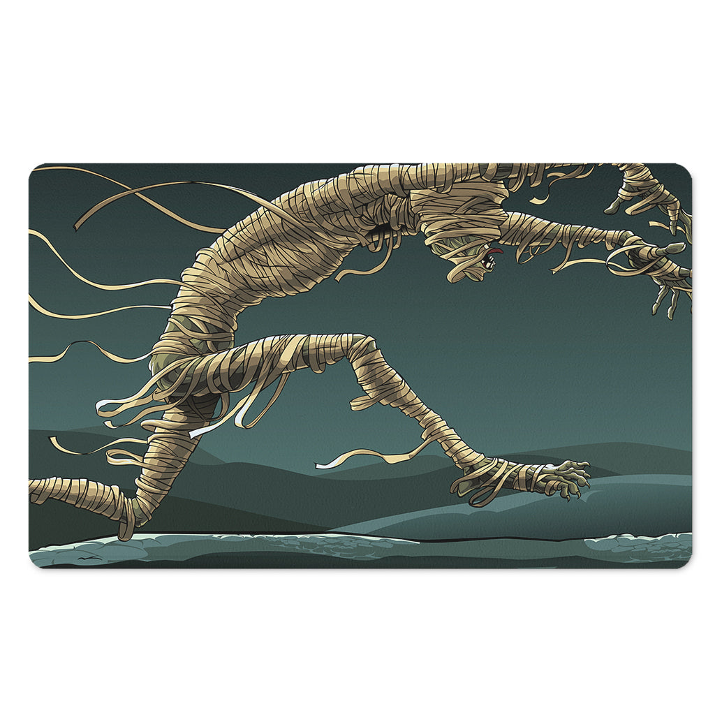 Running Mummy Print Polyester Doormat