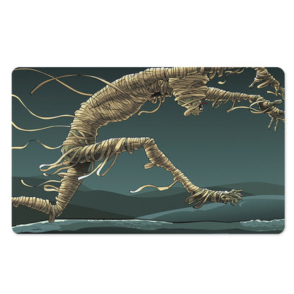 Running Mummy Print Polyester Doormat