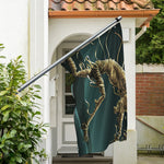 Running Mummy Print Polyester Flag