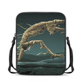 Running Mummy Print Rectangular Crossbody Bag
