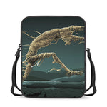 Running Mummy Print Rectangular Crossbody Bag