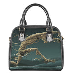 Running Mummy Print Shoulder Handbag