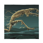 Running Mummy Print Silk Bandana