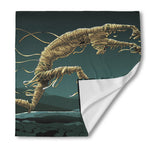 Running Mummy Print Silk Bandana