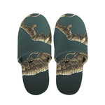 Running Mummy Print Slippers
