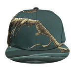 Running Mummy Print Snapback Cap