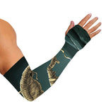 Running Mummy Print Sun Protection Arm Sleeves