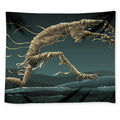 Running Mummy Print Tapestry
