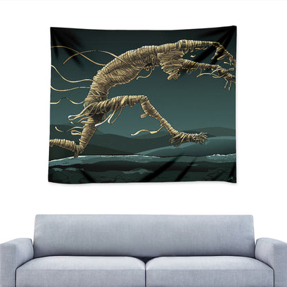 Running Mummy Print Tapestry