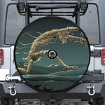 Running Mummy Print Tire Cover With Camera Hole