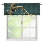Running Mummy Print Window Valance