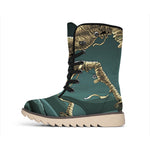 Running Mummy Print Winter Boots