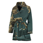 Running Mummy Print Women's Bathrobe