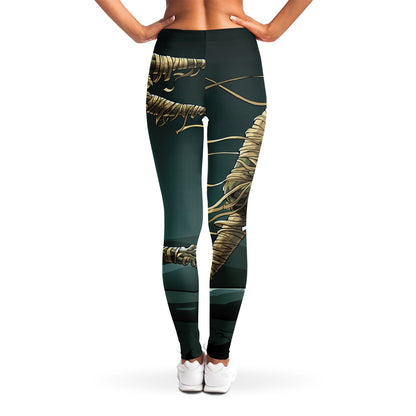 Running Mummy Print Women's Leggings