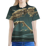 Running Mummy Print Women's Polo Shirt