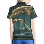 Running Mummy Print Women's Polo Shirt