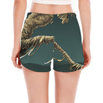 Running Mummy Print Women's Split Running Shorts