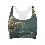 Running Mummy Print Women's Sports Bra