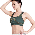 Running Mummy Print Women's Sports Bra