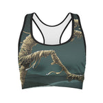 Running Mummy Print Women's Sports Bra