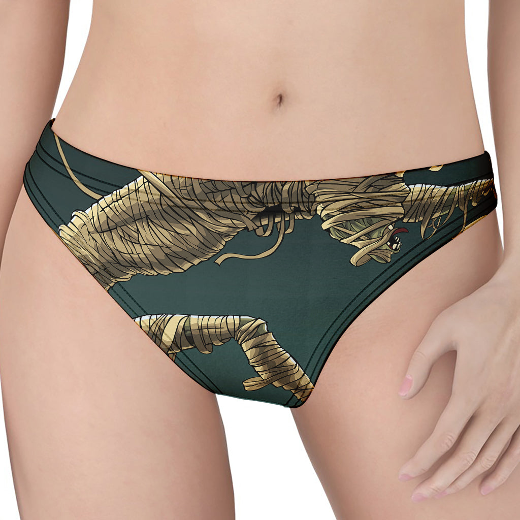 Running Mummy Print Women's Thong