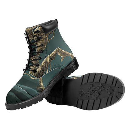 Running Mummy Print Work Boots