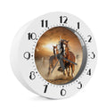 Running Wild Horses Print Alarm Clock