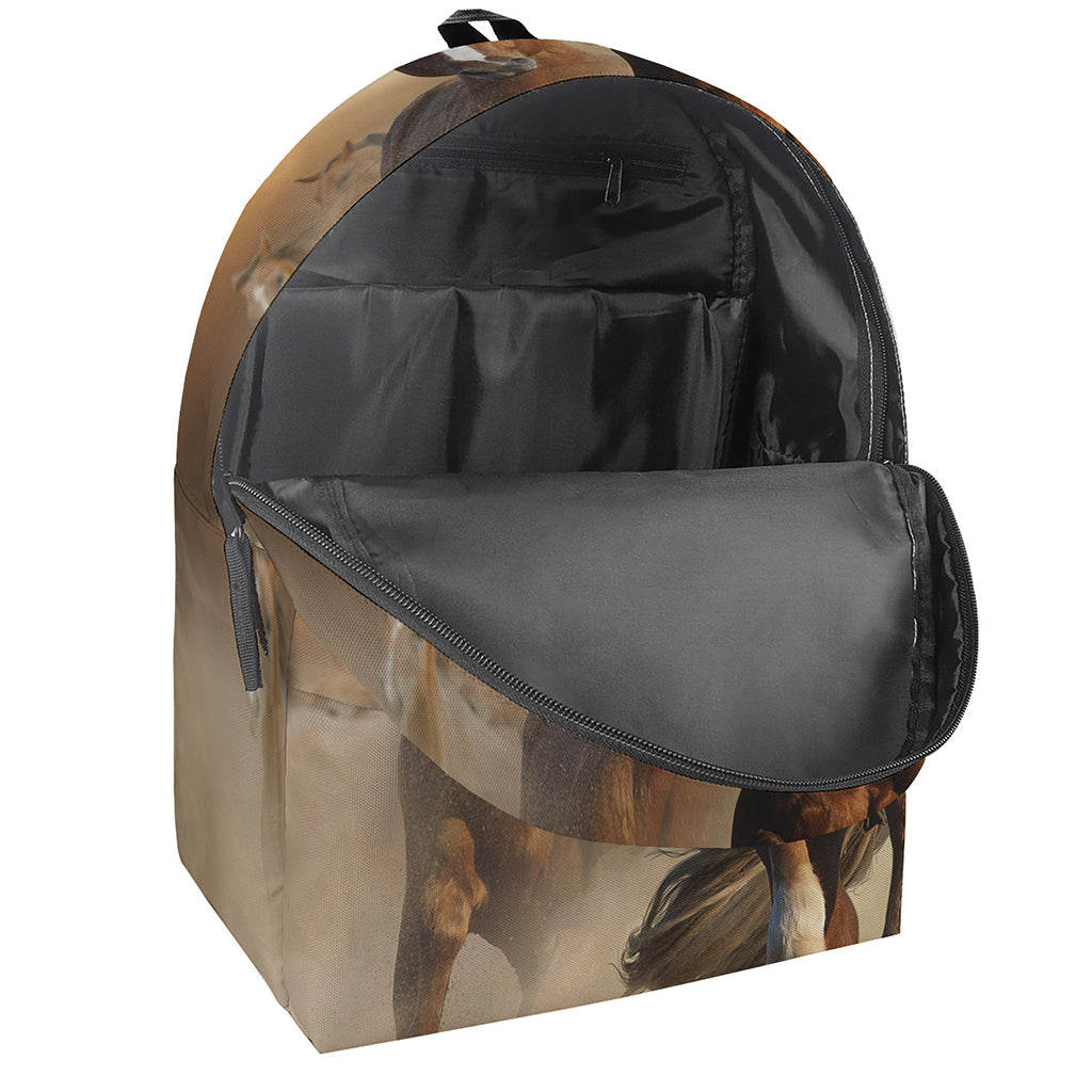 Running Wild Horses Print Backpack