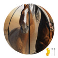 Running Wild Horses Print Basketball