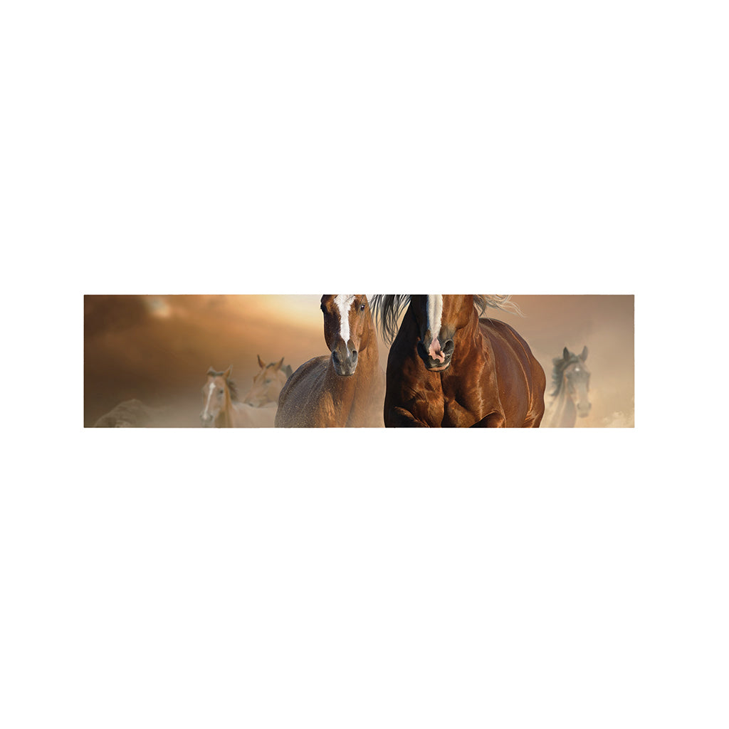 Running Wild Horses Print Bed Runner