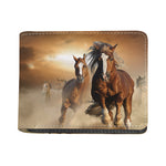 Running Wild Horses Print Bifold Wallet