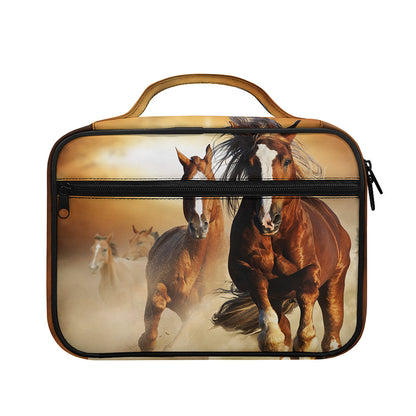 Running Wild Horses Print Briefcase Bible Bag