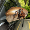 Running Wild Horses Print Car Side Mirror Covers
