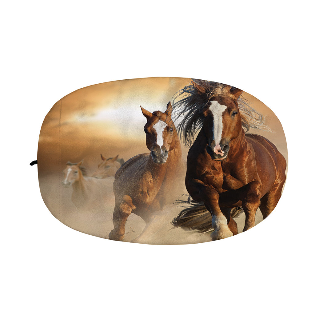 Running Wild Horses Print Car Side Mirror Covers