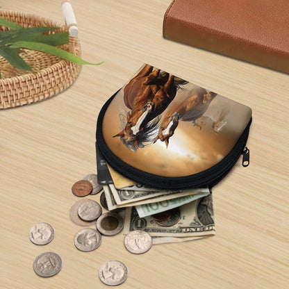 Running Wild Horses Print Coin Purse