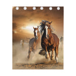 Running Wild Horses Print Curtain