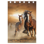 Running Wild Horses Print Curtain