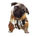 Running Wild Horses Print Dog Zip Up Hoodie