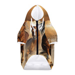 Running Wild Horses Print Dog Zip Up Hoodie