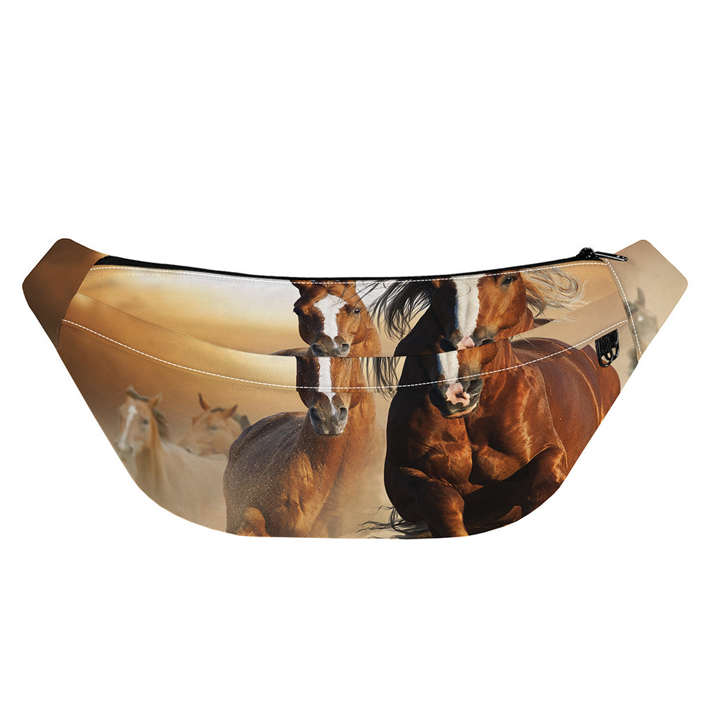 Running Wild Horses Print Fanny Pack