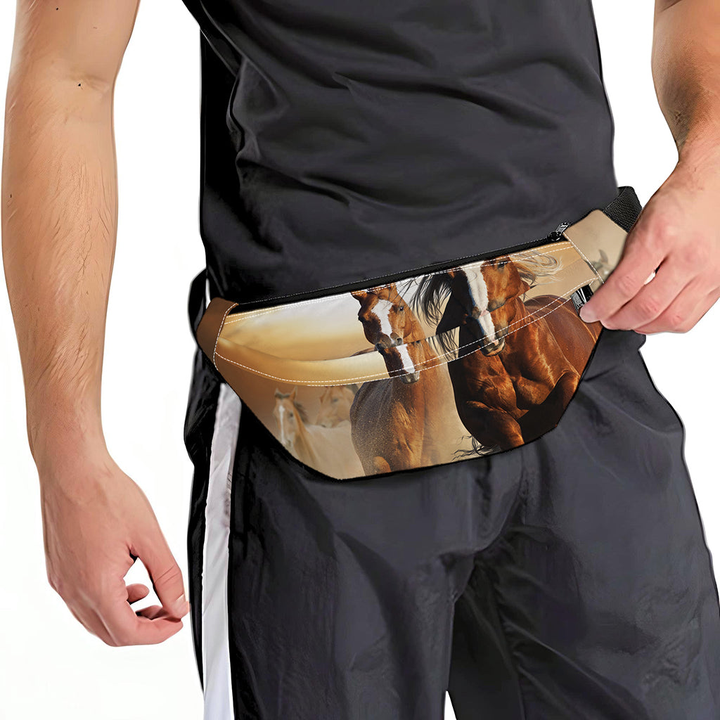 Running Wild Horses Print Fanny Pack