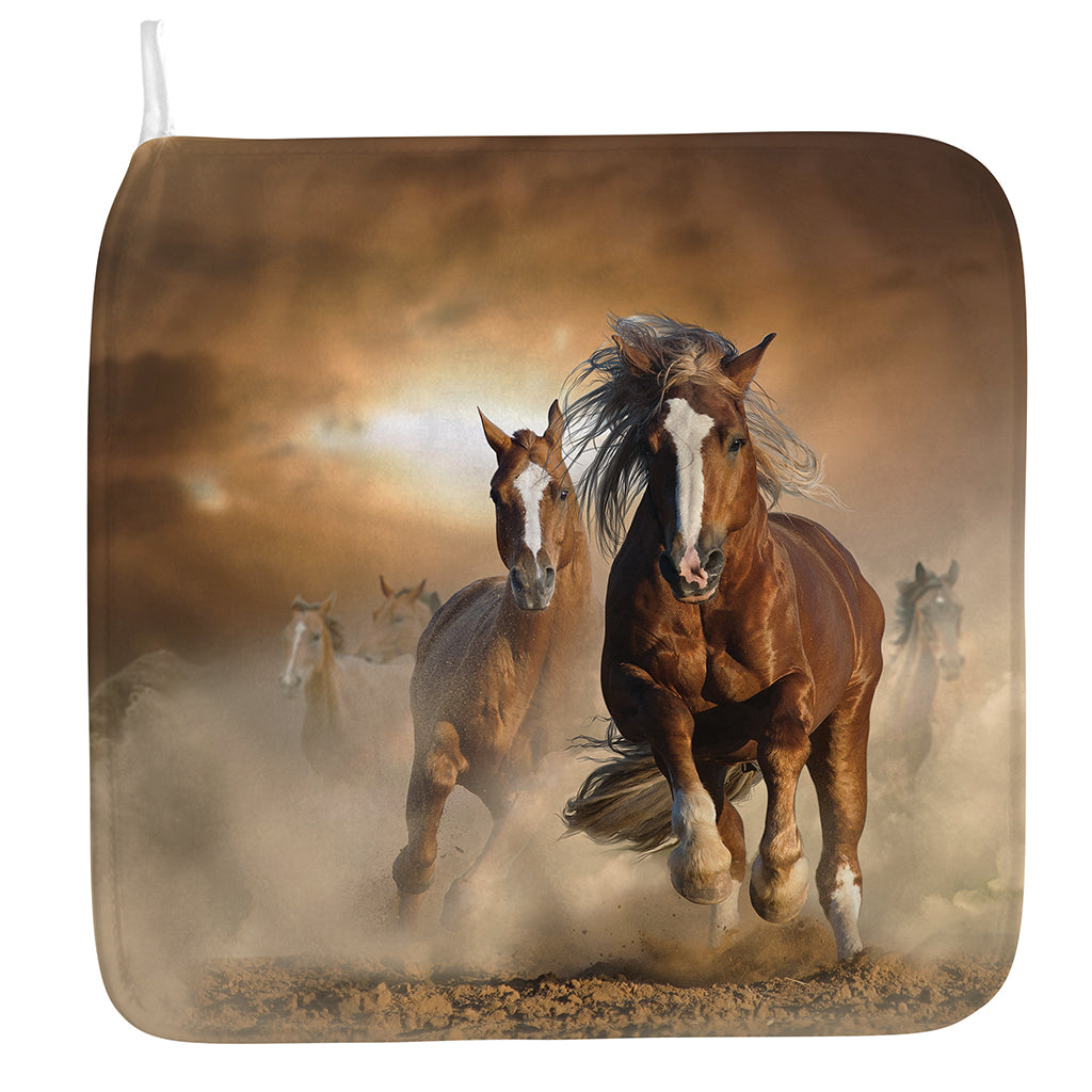 Running Wild Horses Print Hand Towel