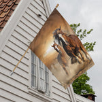Running Wild Horses Print House Flag