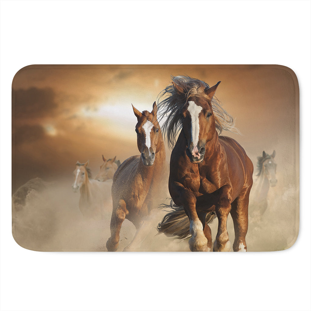 Running Wild Horses Print Indoor Door Mat