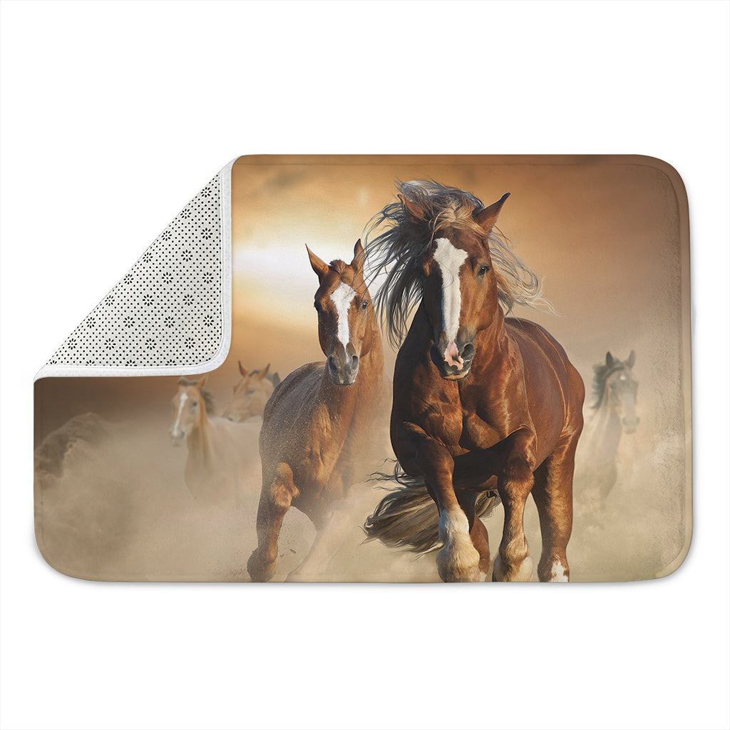 Running Wild Horses Print Indoor Door Mat